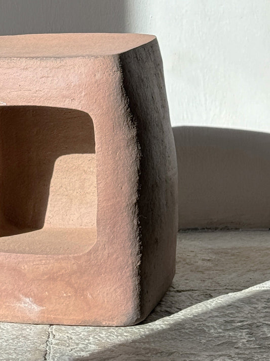 Earth Unglazed Bedside Table III