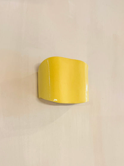 Yellow Onda Sconce