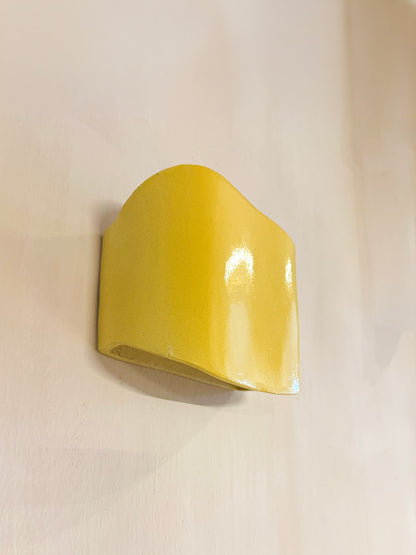Yellow Onda Sconce